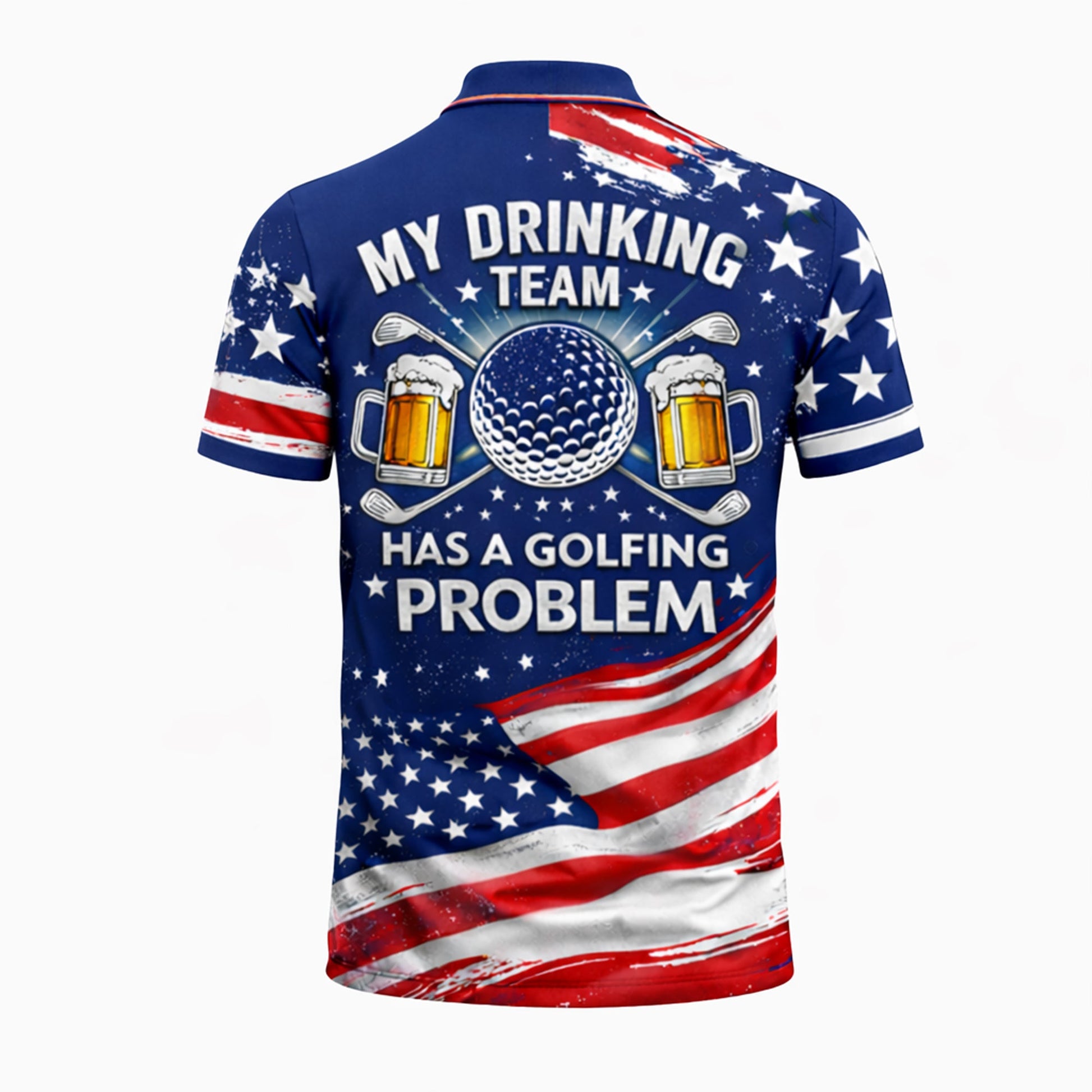 USA Flag Golf Polo Shirt Funny Drinking Team Personalized Name Patriotic Performance Shirt GIA26040403_3.jpg