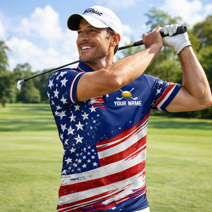 USA Flag Golf Polo Shirt Funny Drinking Team Personalized Name Patriotic Performance Shirt GIA26040403_5.jpg