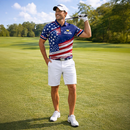 USA Flag Golf Polo Shirt Funny Drinking Team Personalized Name Patriotic Performance Shirt GIA26040403_6.jpg