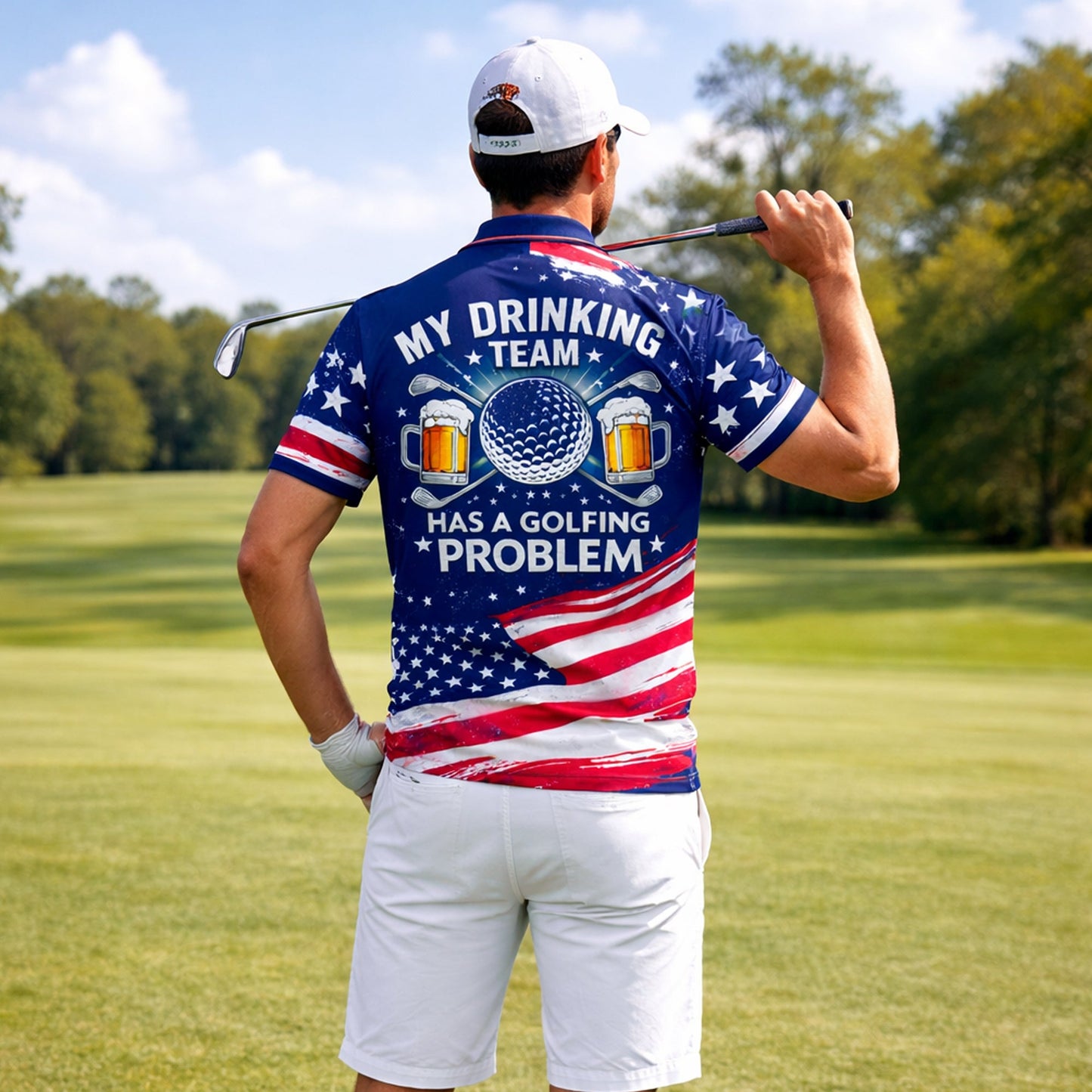 USA Flag Golf Polo Shirt Funny Drinking Team Personalized Name Patriotic Performance Shirt GIA26040403_7.jpg