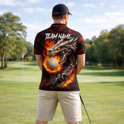 Dragon Fire Golf Polo Shirt Custom Name Team Shirt 3D Graphic Performance Polo GIA26040601_7.jpg