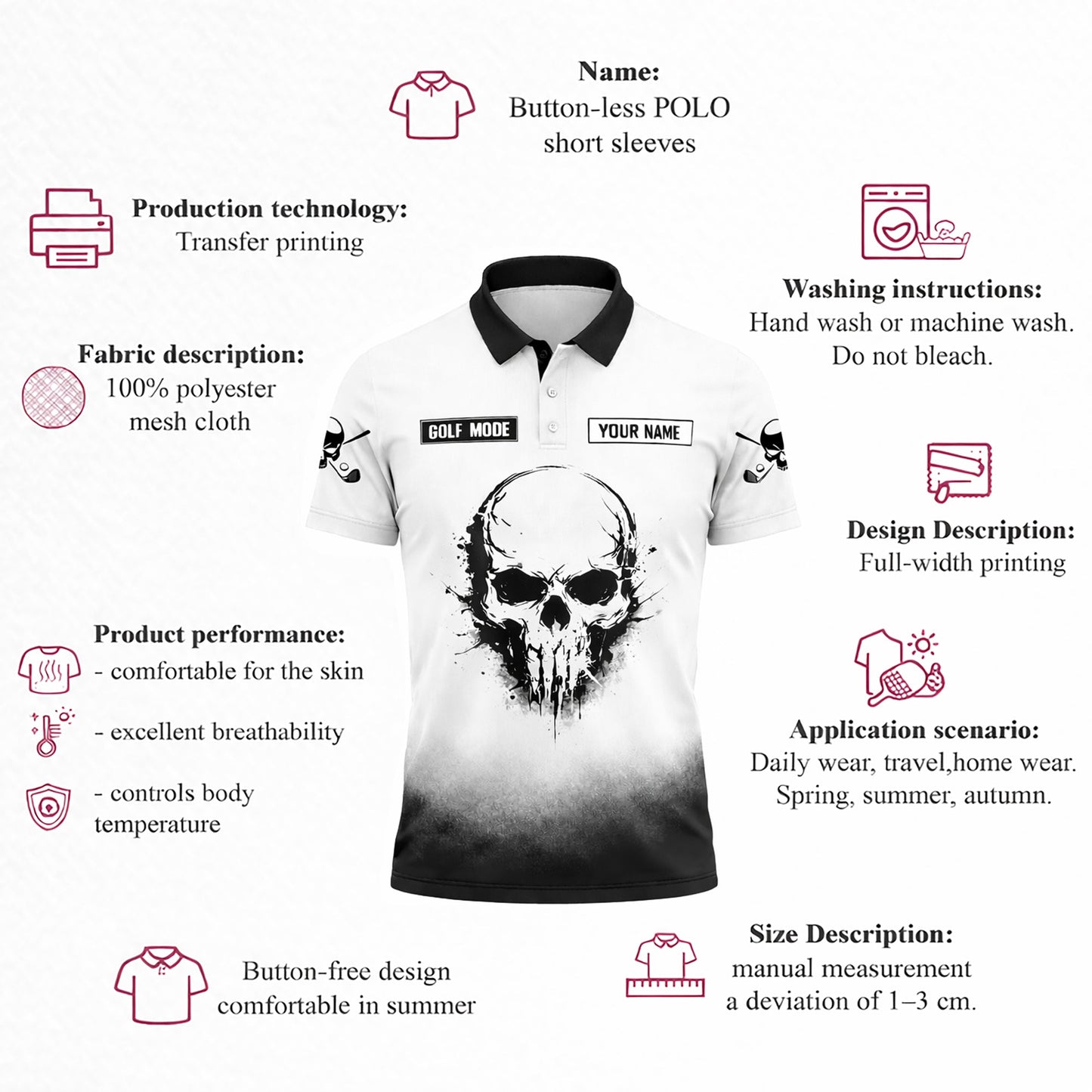 Funny Golf Polo Shirt Skull Graphic Custom Name Golf Shirt Breathable Athletic Polo GIA26040602_4.jpg
