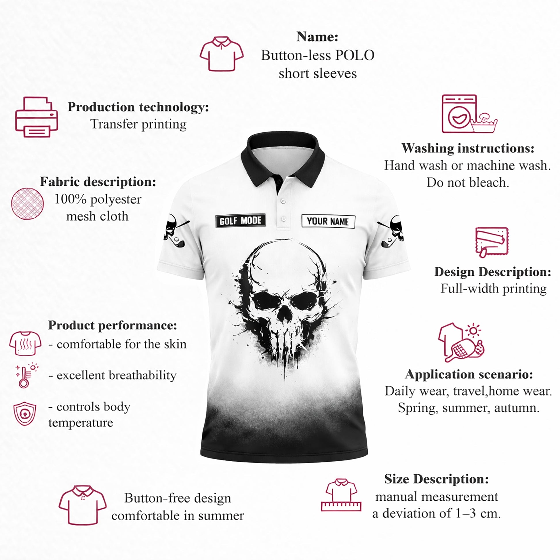 Funny Golf Polo Shirt Skull Graphic Custom Name Golf Shirt Breathable Athletic Polo GIA26040602_4.jpg