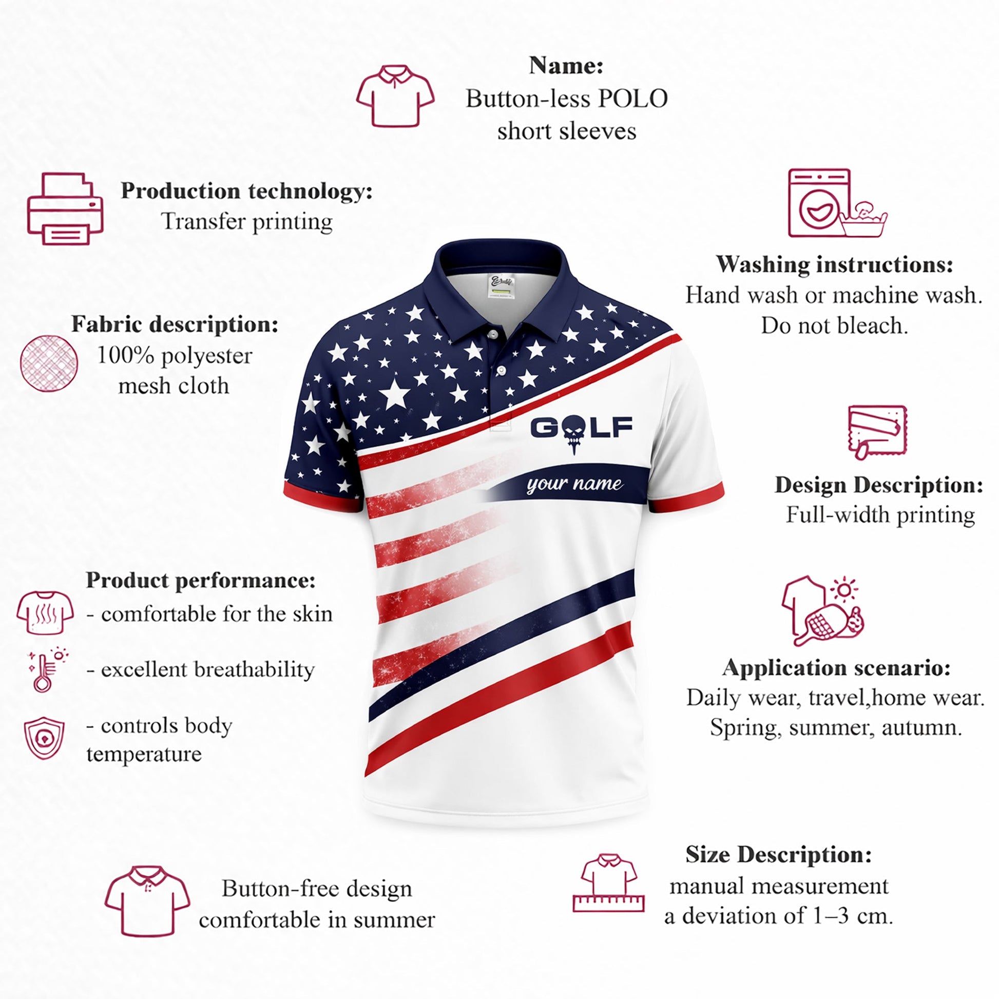 Men Patriotic Golf Polo Shirt USA Flag Custom Name Golf Shirt I Put It In Every Hole Funny Golf Shirt GIA26040603_4.jpg