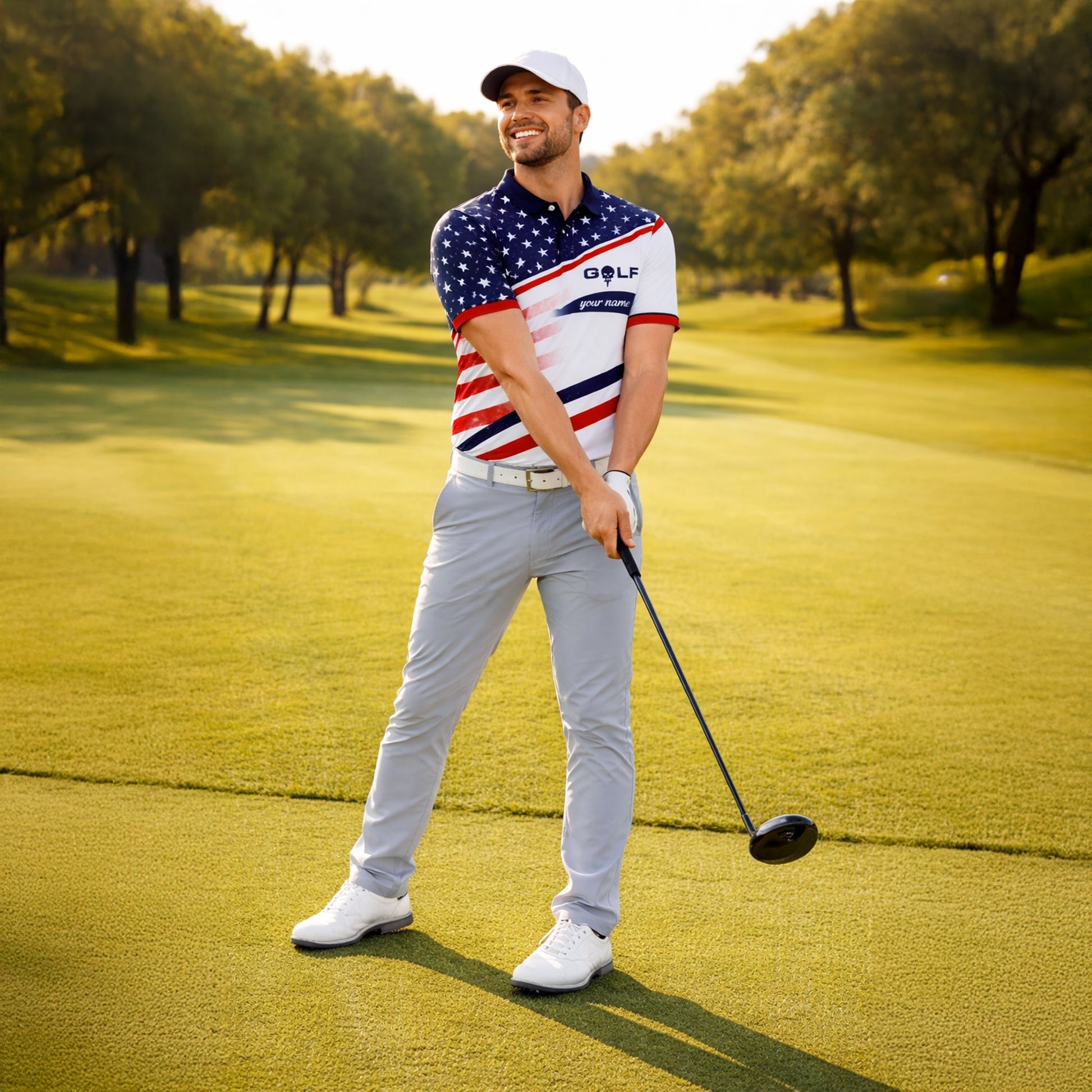 Men Patriotic Golf Polo Shirt USA Flag Custom Name Golf Shirt I Put It In Every Hole Funny Golf Shirt GIA26040603_6.jpg