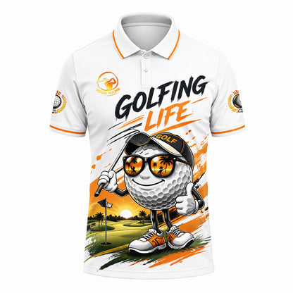 Custom Golf Beer Polo Shirt for Men, Funny Golf Ball Graphic Collared Golf Shirt, Personalized Name Casual Polo for Golf Lovers GIA26040605_2.jpg