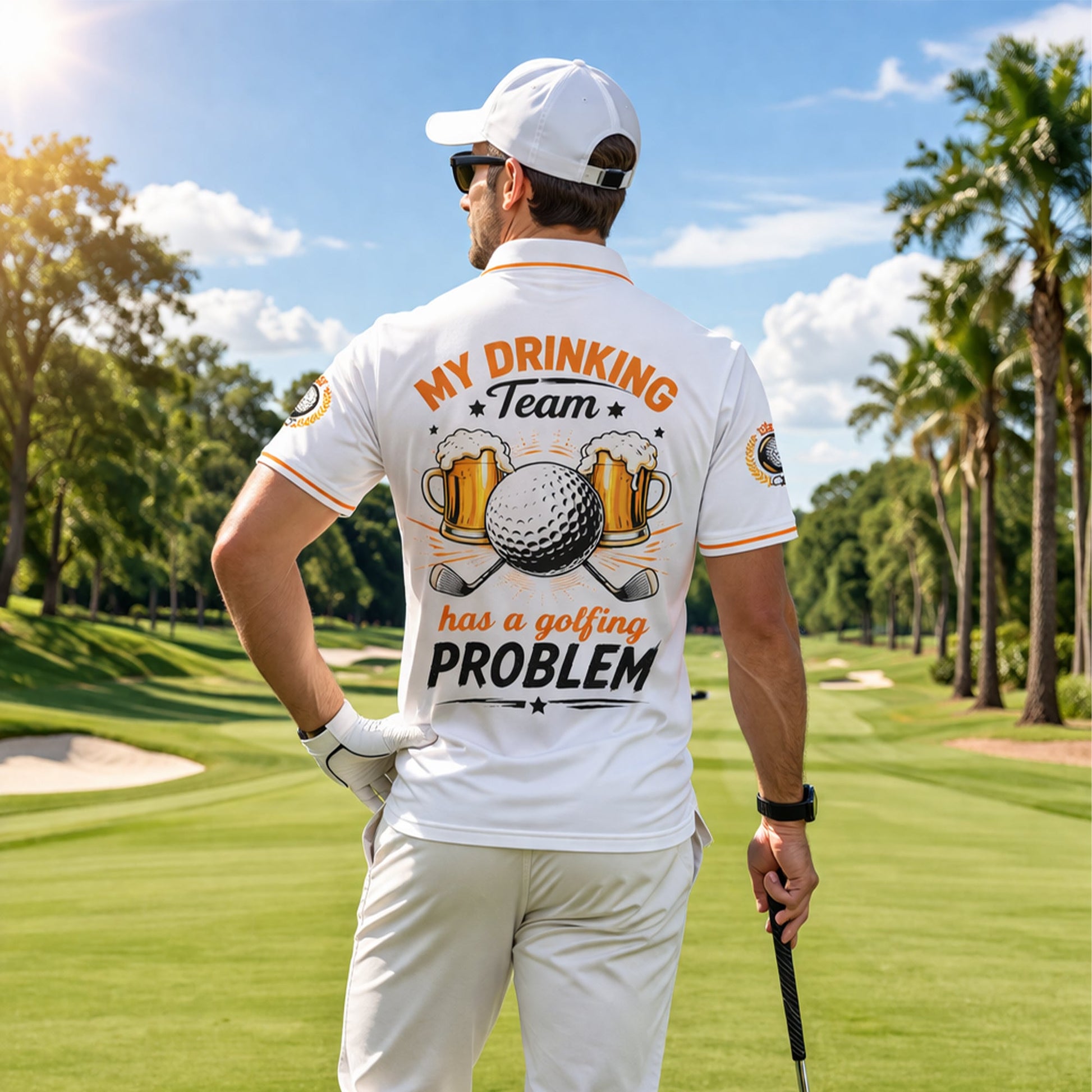 Custom Golf Beer Polo Shirt for Men, Funny Golf Ball Graphic Collared Golf Shirt, Personalized Name Casual Polo for Golf Lovers GIA26040605_7.jpg