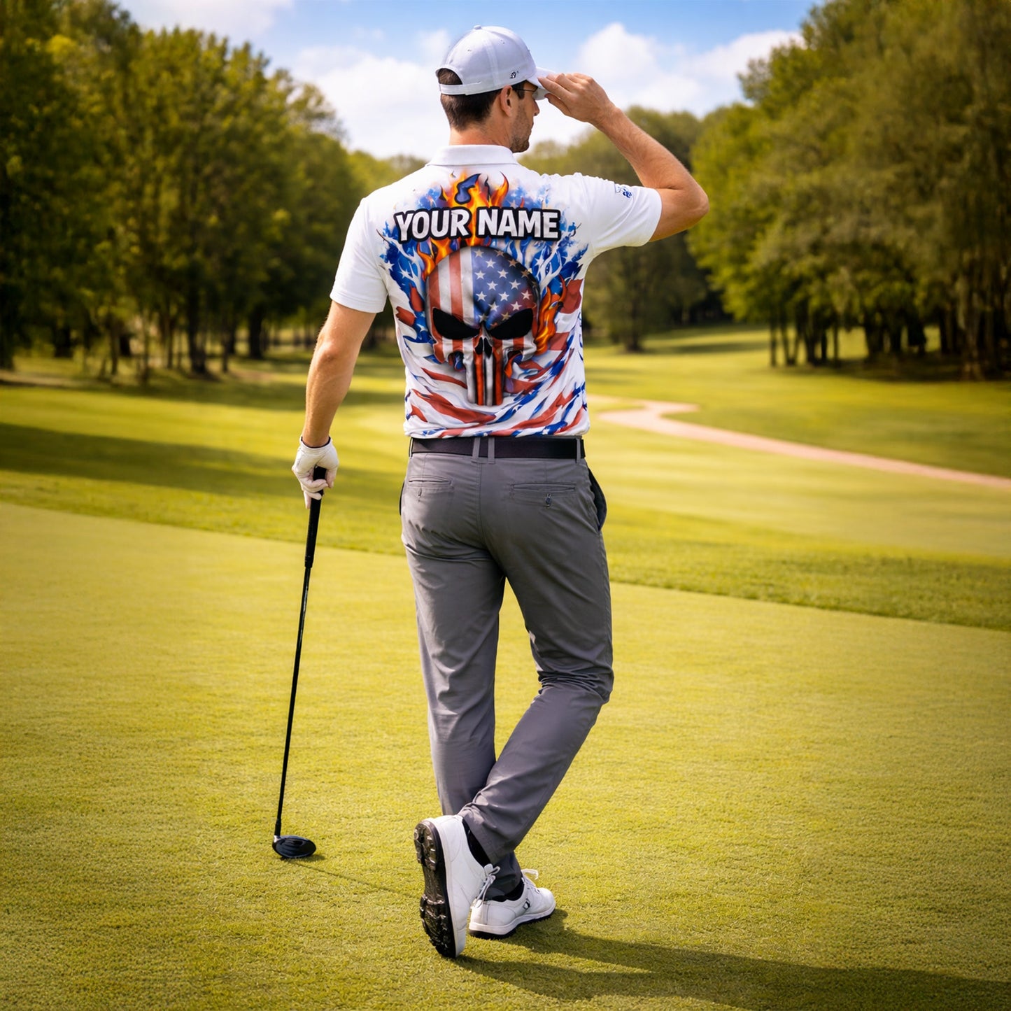 Custom Patriotic Skull Golf Polo Shirt Personalized Name USA Style Unisex GIA26040607_7.jpg