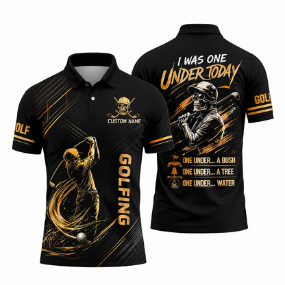 Funny Golf Polo Shirt Skull Golfer Custom Name Black Gold Golfing Shirt Breathable Athletic Polo GIA26040702_1.jpg
