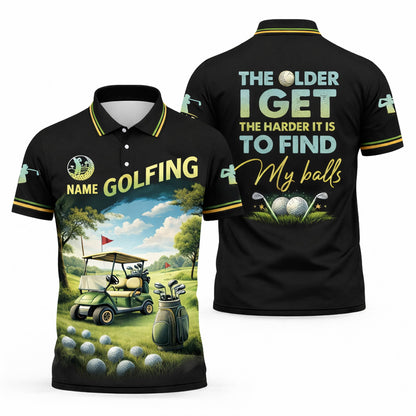 Funny Golf Polo Shirt Custom Name Golfer Shirt The Older I Get Golfing Humor Shirt Men Golf Gift GIA26040703_1.jpg
