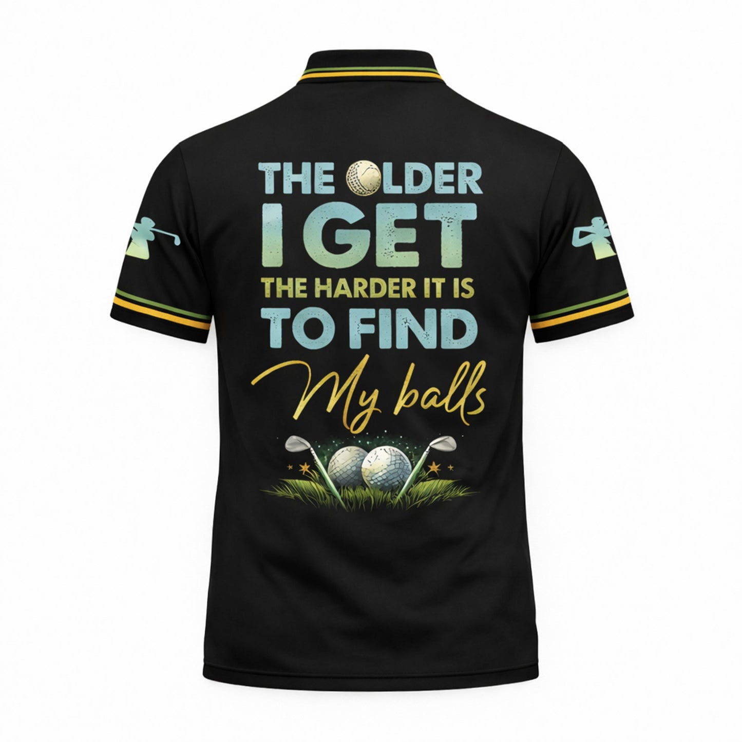 Funny Golf Polo Shirt Custom Name Golfer Shirt The Older I Get Golfing Humor Shirt Men Golf Gift GIA26040703_3.jpg