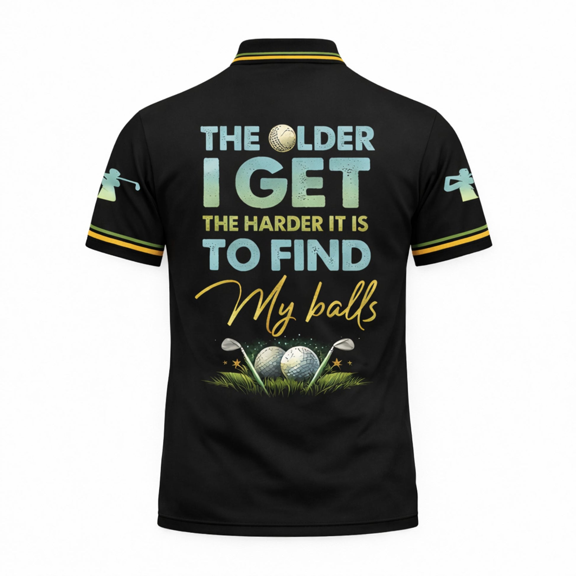 Funny Golf Polo Shirt Custom Name Golfer Shirt The Older I Get Golfing Humor Shirt Men Golf Gift GIA26040703_3.jpg