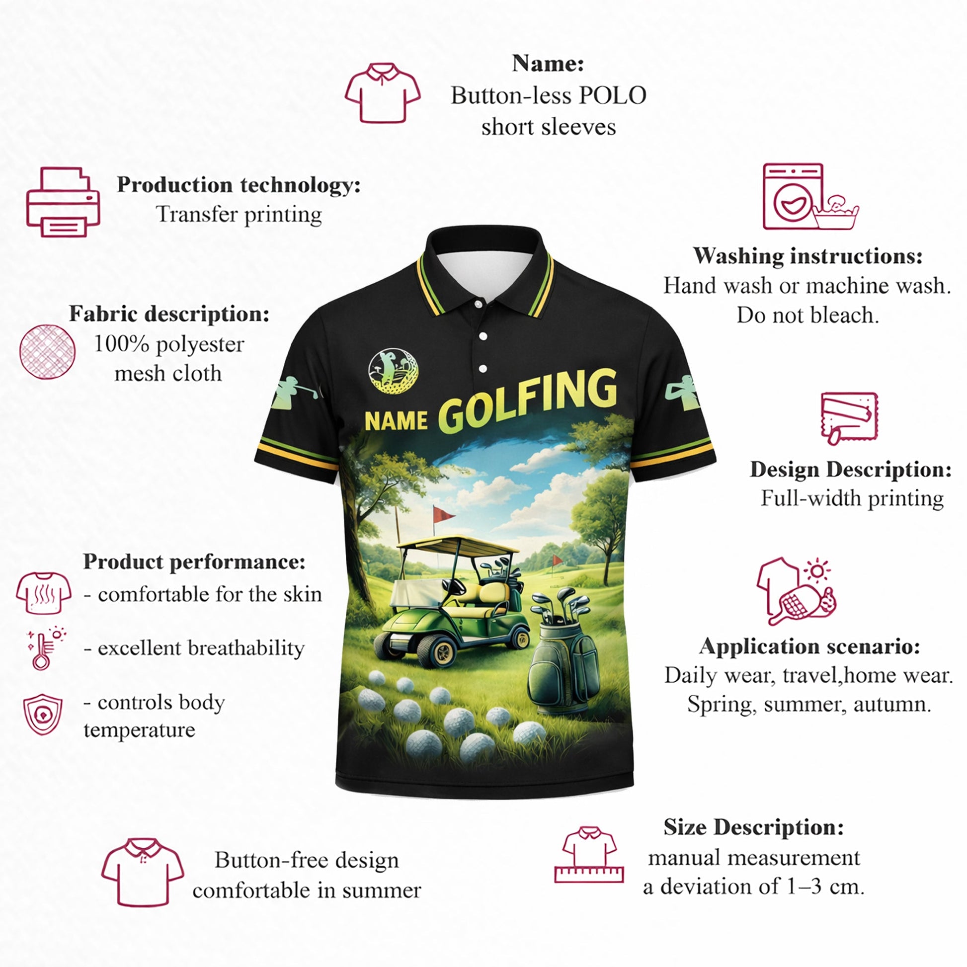Funny Golf Polo Shirt Custom Name Golfer Shirt The Older I Get Golfing Humor Shirt Men Golf Gift GIA26040703_4.jpg