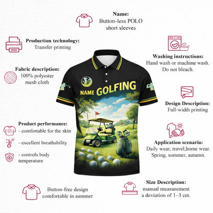Funny Golf Polo Shirt Custom Name Golfer Shirt The Older I Get Golfing Humor Shirt Men Golf Gift GIA26040703_4.jpg