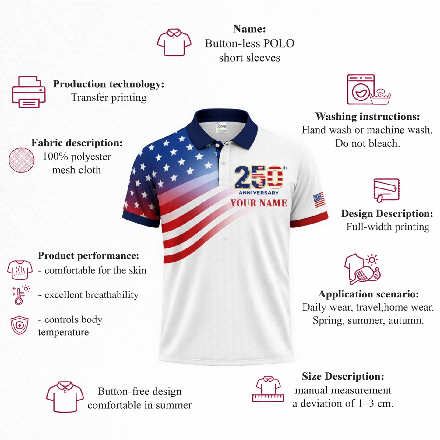 Funny Golf Polo Shirt Custom Name I Hate Golf Nice Shot I Love Golf Performance Shirt Men GIA26040707_4.jpg