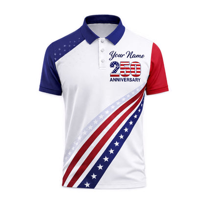 Patriotic Polo Shirt 250 Years Anniversary Freedom Eagle Custom Name USA Flag Design Unisex GIA26040805_2.jpg