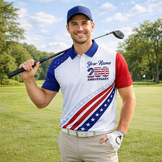 Patriotic Polo Shirt 250 Years Anniversary Freedom Eagle Custom Name USA Flag Design Unisex GIA26040805_5.jpg