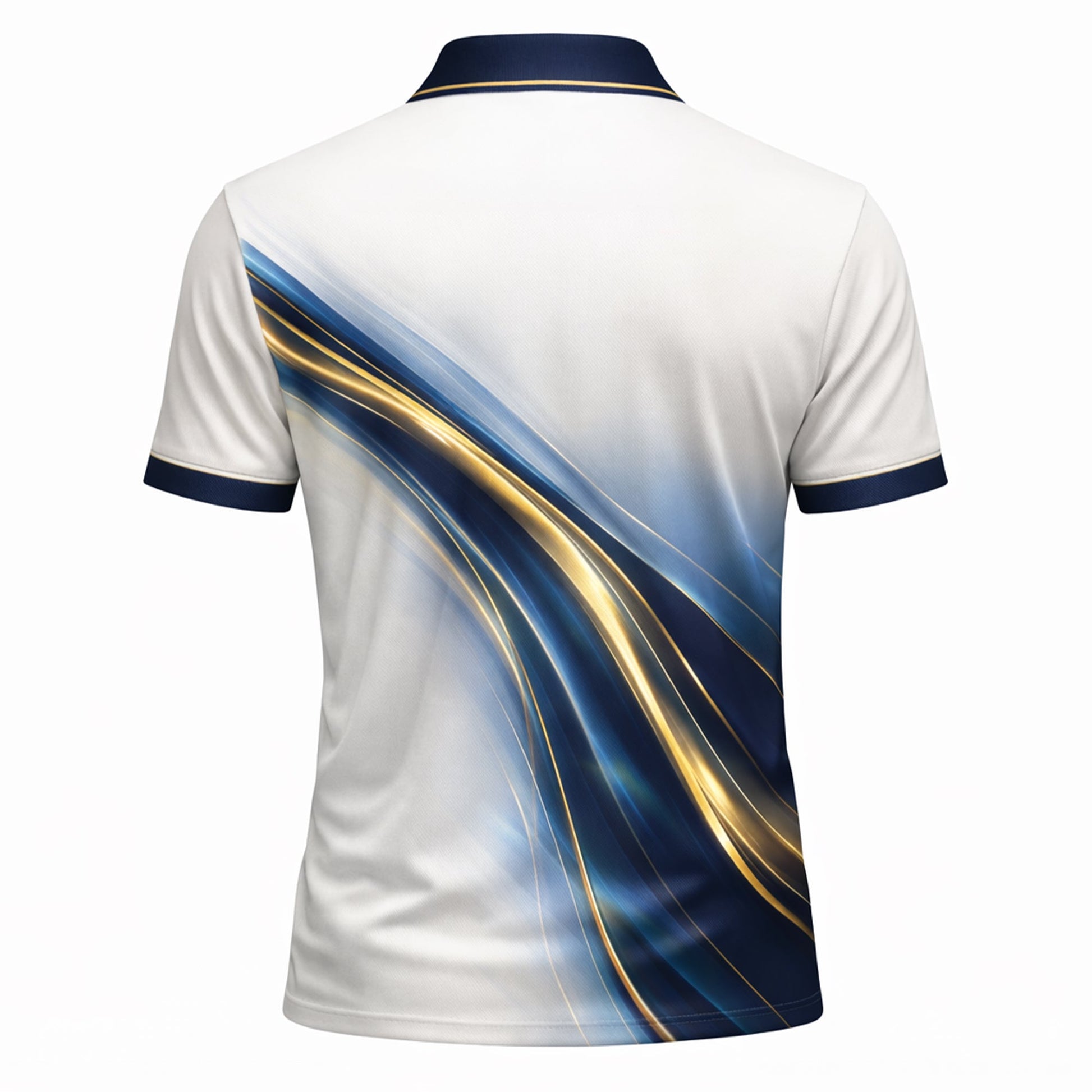 Custom Golf Polo Shirt Personalized Name Elegant Blue Gold Wave Performance Polo for Men Women GIA26040806_3.jpg