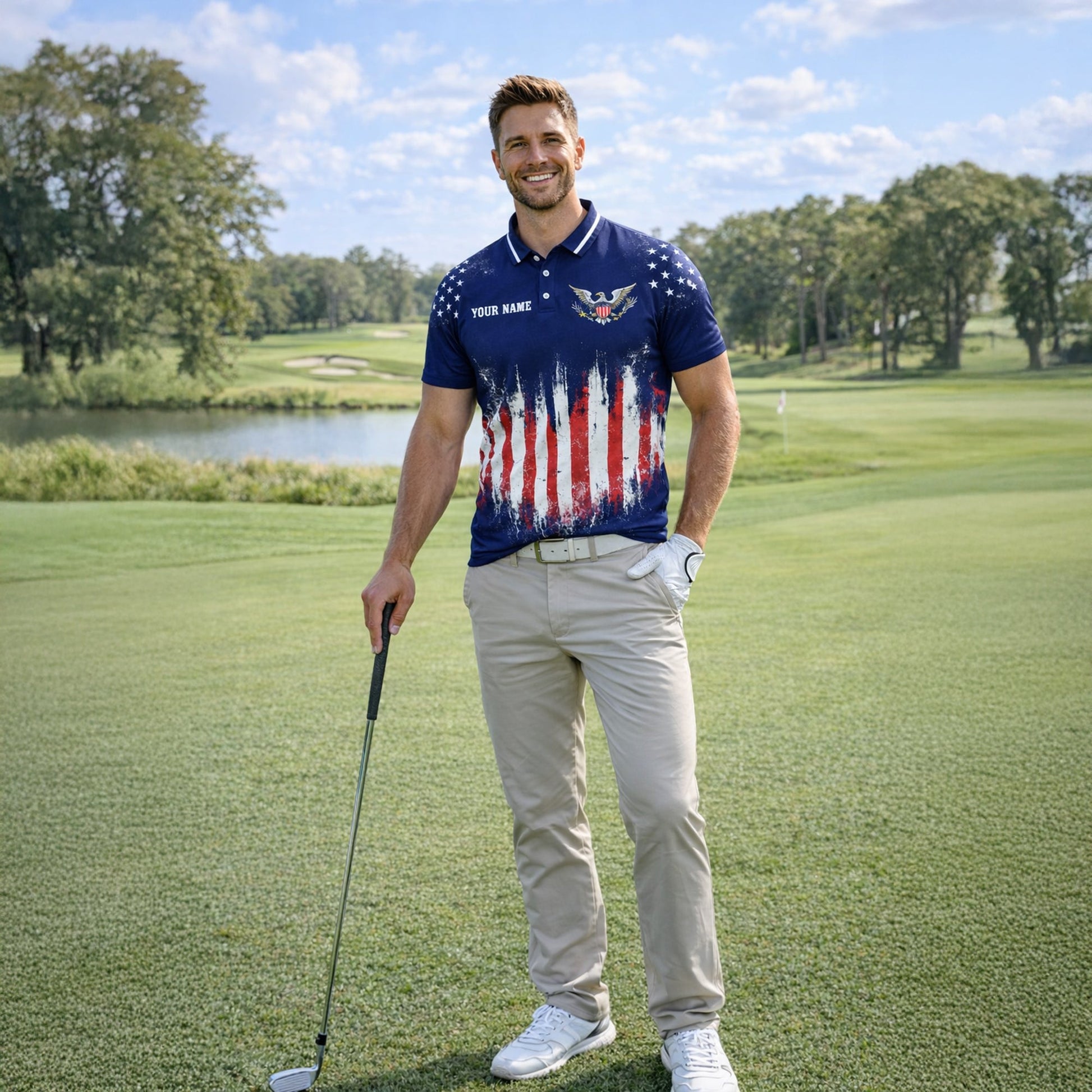 USA 250th Anniversary Polo Shirt Custom Name Patriotic American Flag 1776-2026 Eagle Design Performance Polo GIA26040807_6.jpg