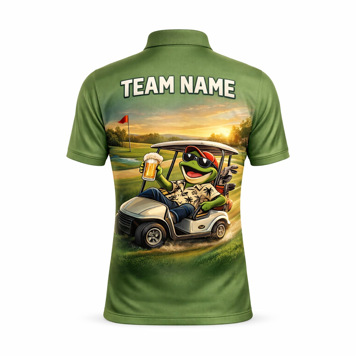 Funny Frog Golf Polo Shirt Personalized Team Name Custom Name Golf Cart Beer Graphic Shirt GIA26040904_3.jpg
