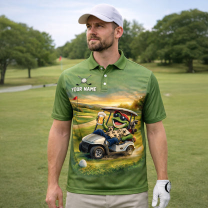 Funny Frog Golf Polo Shirt Personalized Team Name Custom Name Golf Cart Beer Graphic Shirt GIA26040904_5.jpg