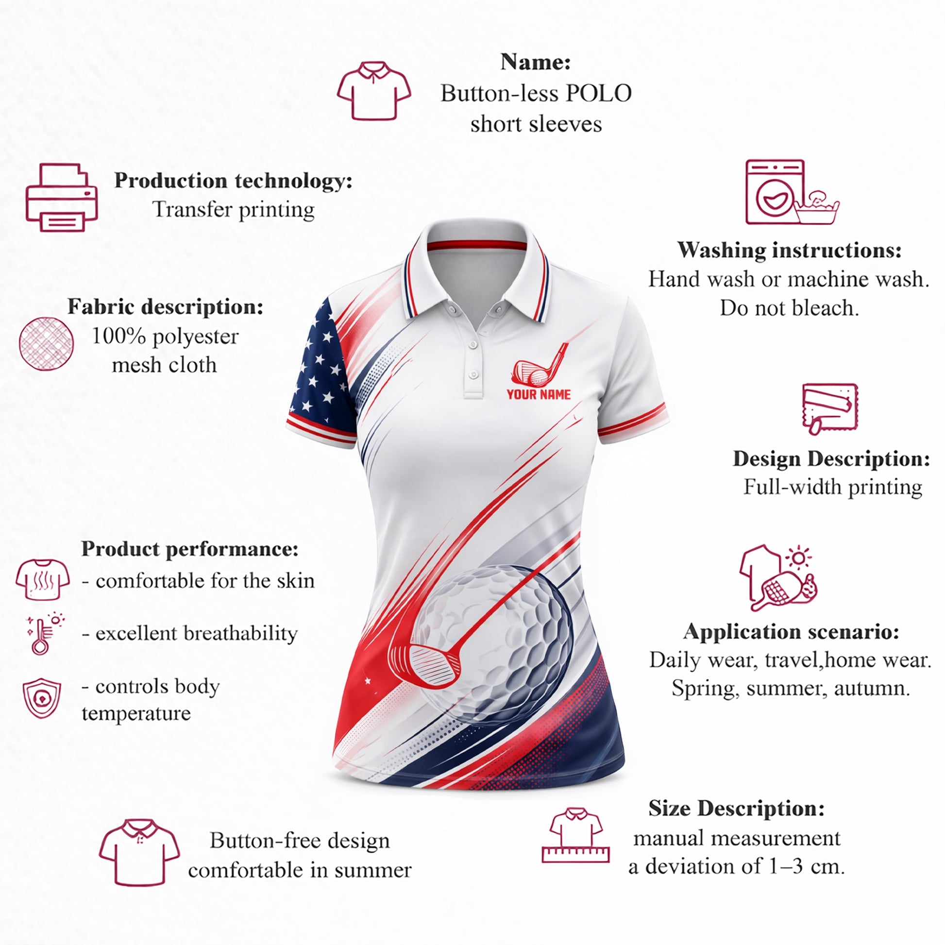 Custom Golf Polo Shirt USA Flag Design Women Patriotic Golf Shirt Team Name Performance Polo GIA26040906_4.jpg