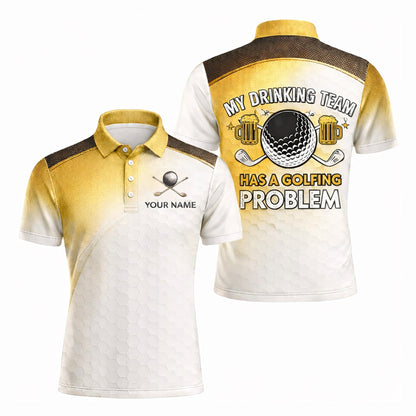 Funny Golf Polo Shirt Men Custom Name Drinking Team Golf Humor Shirt Breathable Mesh Top GIA26040907_1.jpg