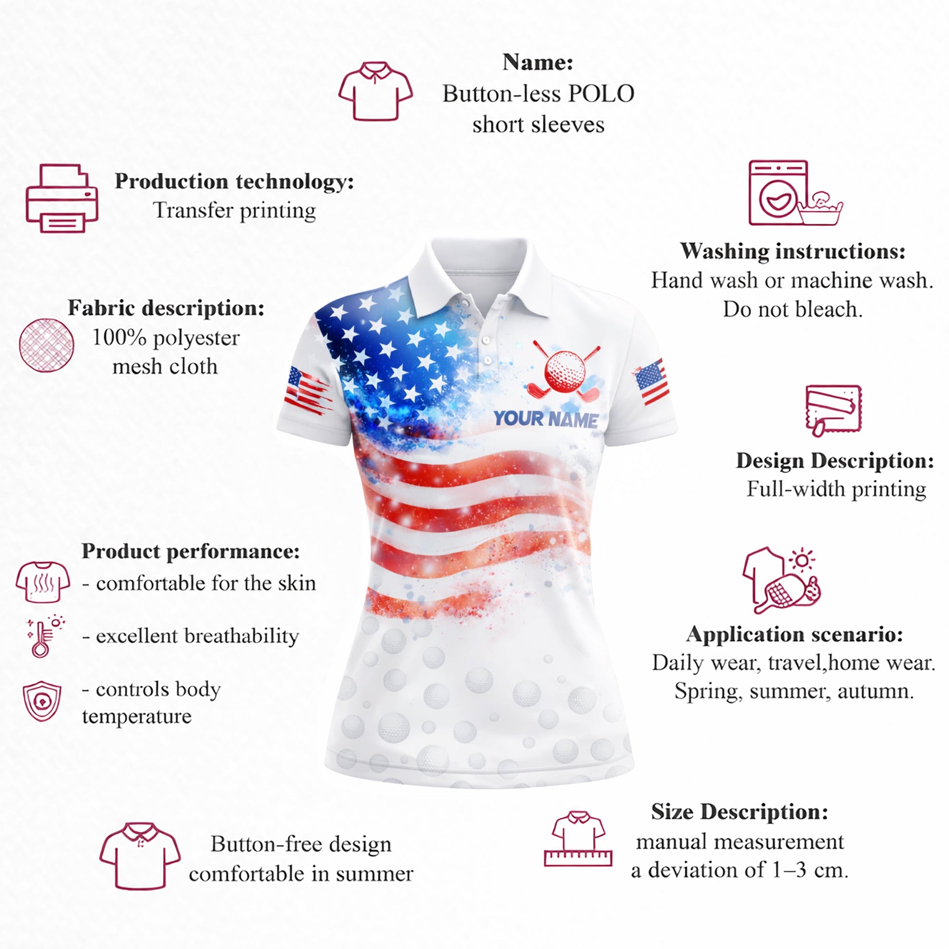 Custom Name Team Women's Patriotic American Flag Shirt GIA26041101_4.jpg