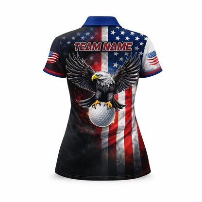 Custom Name Team Patriotic Eagle Golf Polo Shirt GIA26041102_3.jpg
