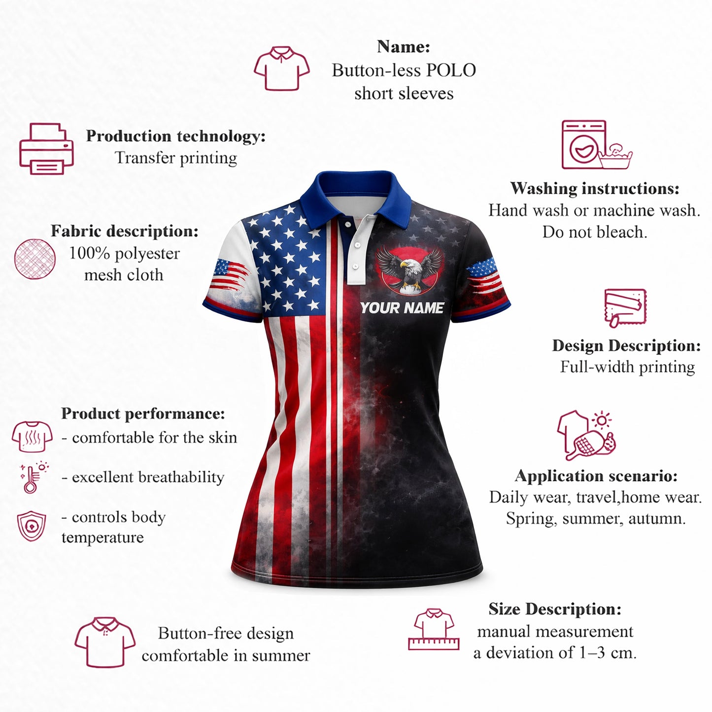 Custom Name Team Patriotic Eagle Golf Polo Shirt GIA26041102_4.jpg