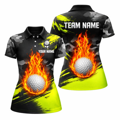 Women's Custom Golf Polo Shirt Flame Ball Camo GIA26041103_1.jpg