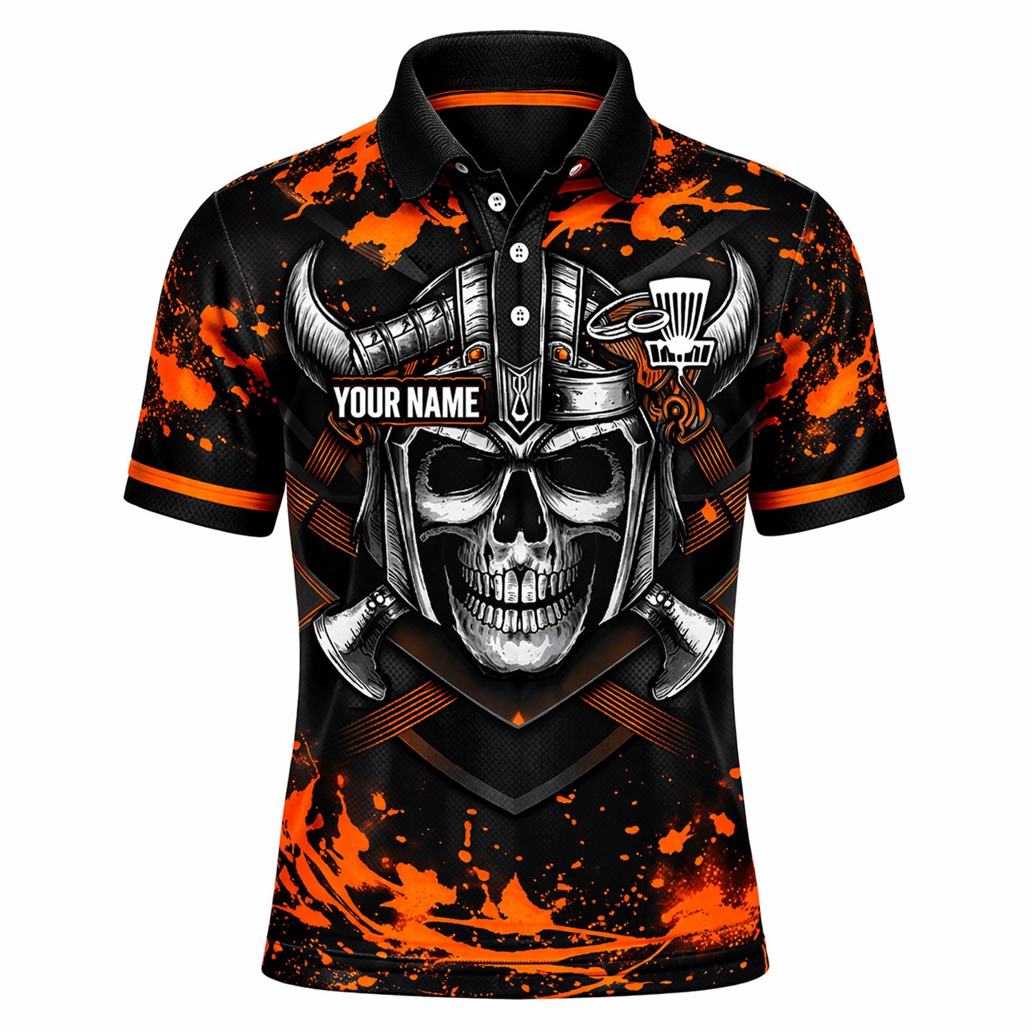 Men's Disc Golf Polo Shirt Personalized Name Viking GIA26041301_2.jpg