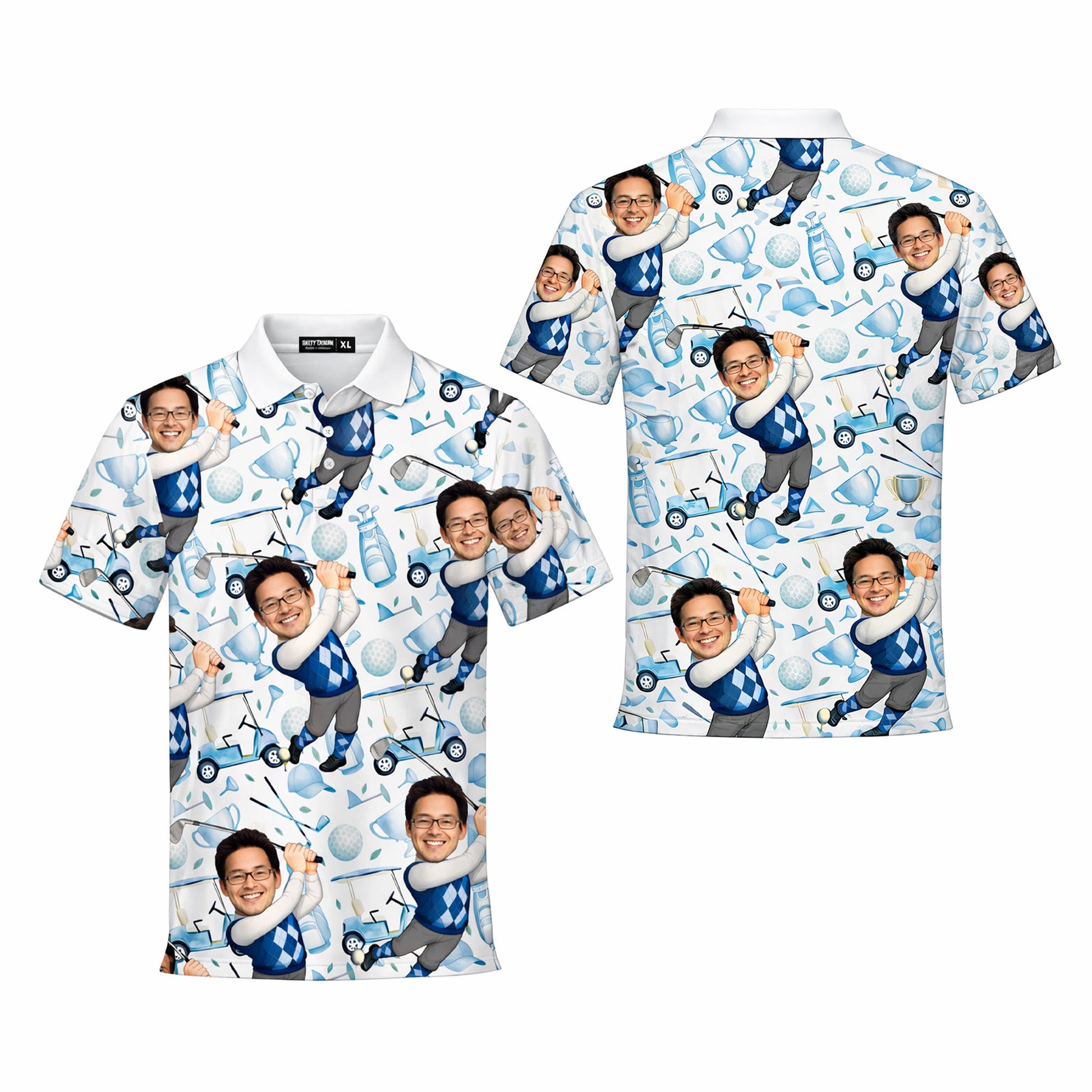 Mens Golf Polo Shirt Custom Photo Face Funny Cartoon GIA26041404_1.jpg