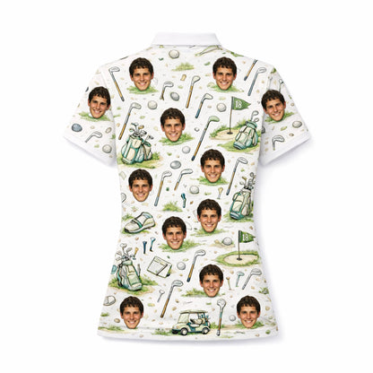 Women's Personalized Custom Face Photo Golf Polo Shirt GIA26041501_3.jpg