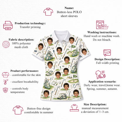Women's Personalized Custom Face Photo Golf Polo Shirt GIA26041501_4.jpg