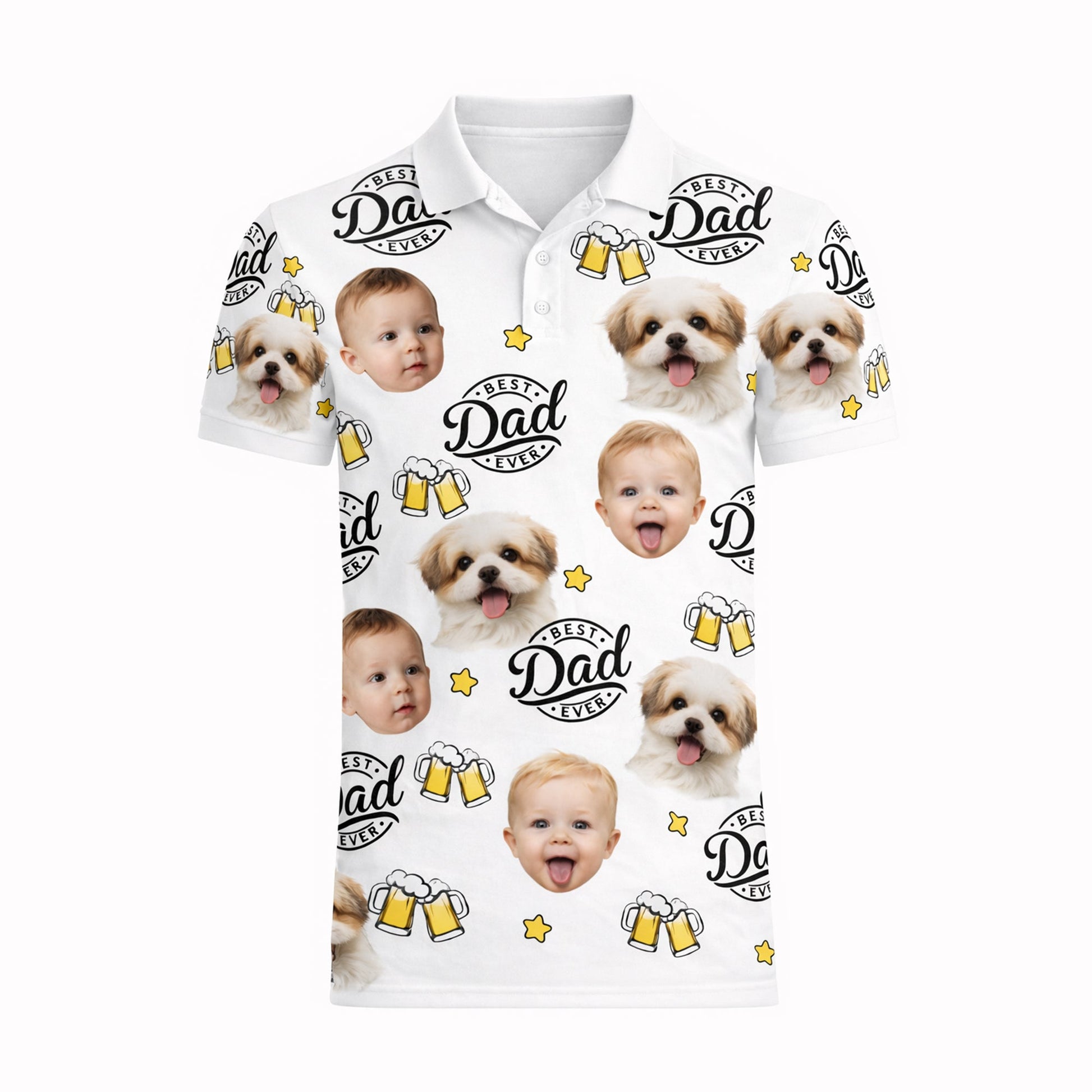 Best Dad Ever Custom Photo Polo Shirt Baby Dog Beer GIA26041503_2.jpg