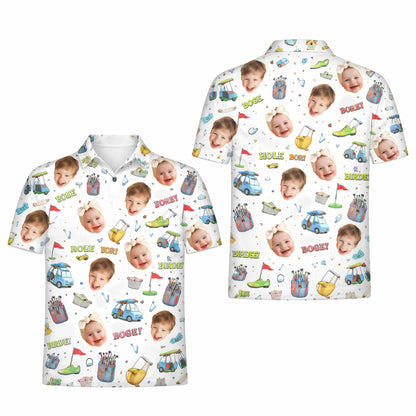 Custom Kid Face Photo Golf Polo Shirt for Dad Grandpa GIA26041505_1.jpg