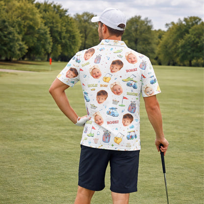 Custom Kid Face Photo Golf Polo Shirt for Dad Grandpa GIA26041505_7.jpg