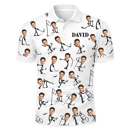 Custom Face Stick Figure Golfer Mens Polo Shirt White GIA26041601_2.jpg