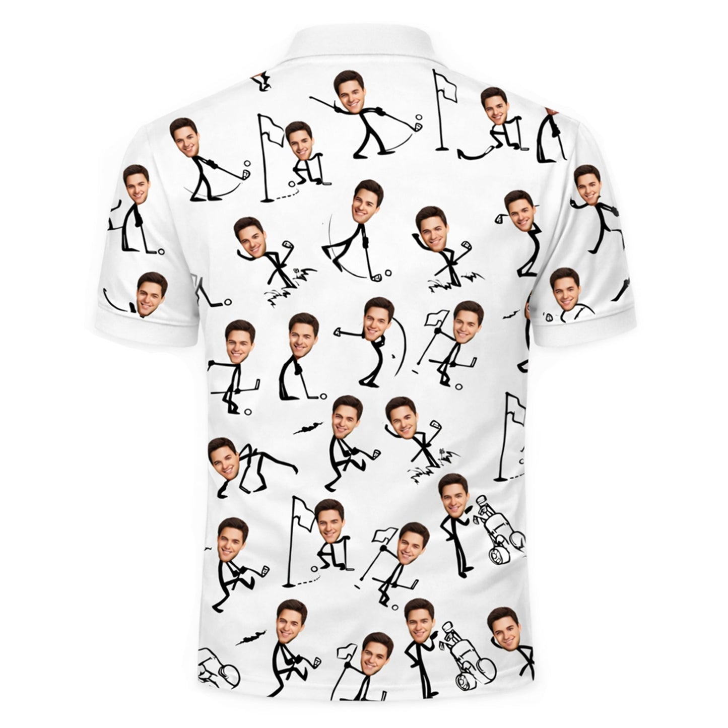 Custom Face Stick Figure Golfer Mens Polo Shirt White GIA26041601_3.jpg