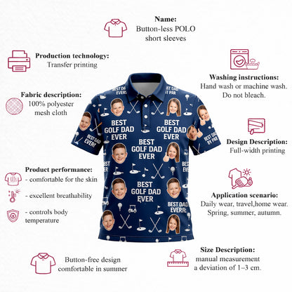 Best Golf Dad Ever Custom Photo Navy Polo for Men GIA26041602_4.jpg
