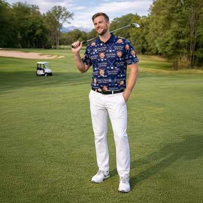 Dad and Kids Golf Team Custom Photo Face Polo Navy GIA26041603_6.jpg