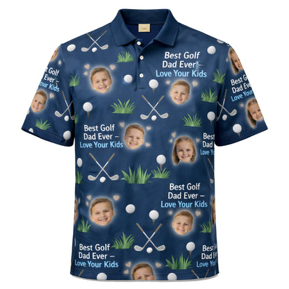 Best Golf Dad Ever Custom Kids Photo Polo Navy Blue GIA26041605_2.jpg