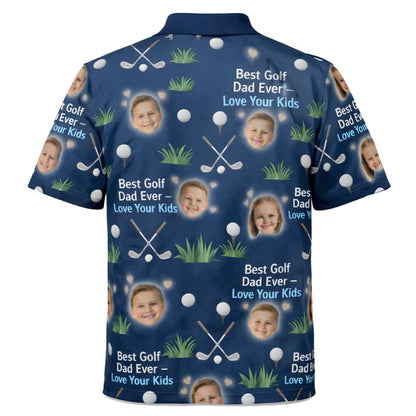 Best Golf Dad Ever Custom Kids Photo Polo Navy Blue GIA26041605_3.jpg