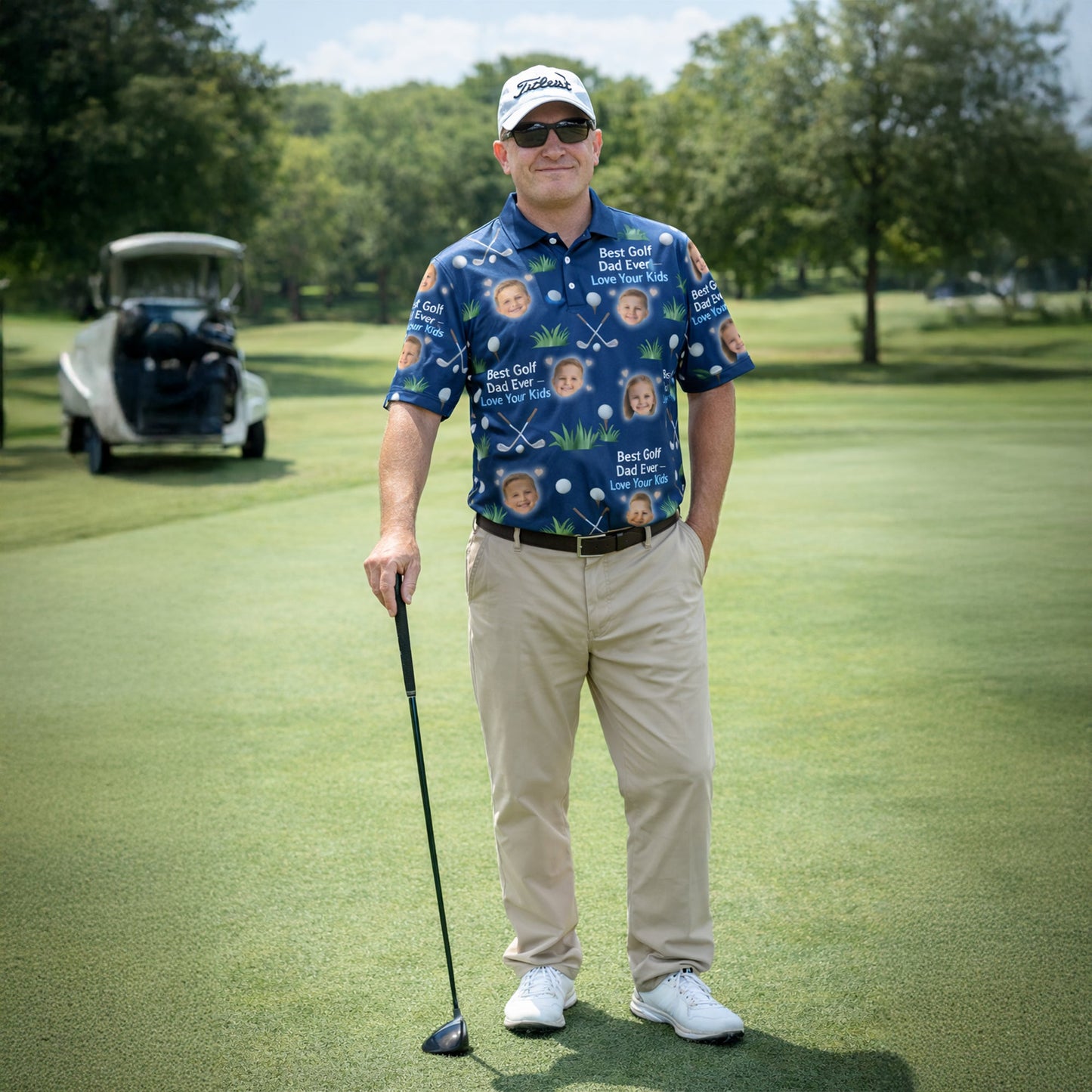 Best Golf Dad Ever Custom Kids Photo Polo Navy Blue GIA26041605_6.jpg