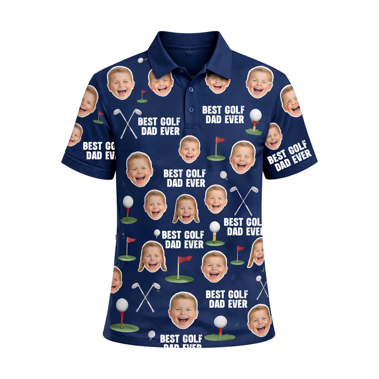 Best Golf Dad Custom Face Navy Blue Polo Shirt Men GIA26041606_2.jpg
