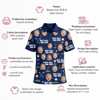 Best Golf Dad Custom Face Navy Blue Polo Shirt Men GIA26041606_4.jpg