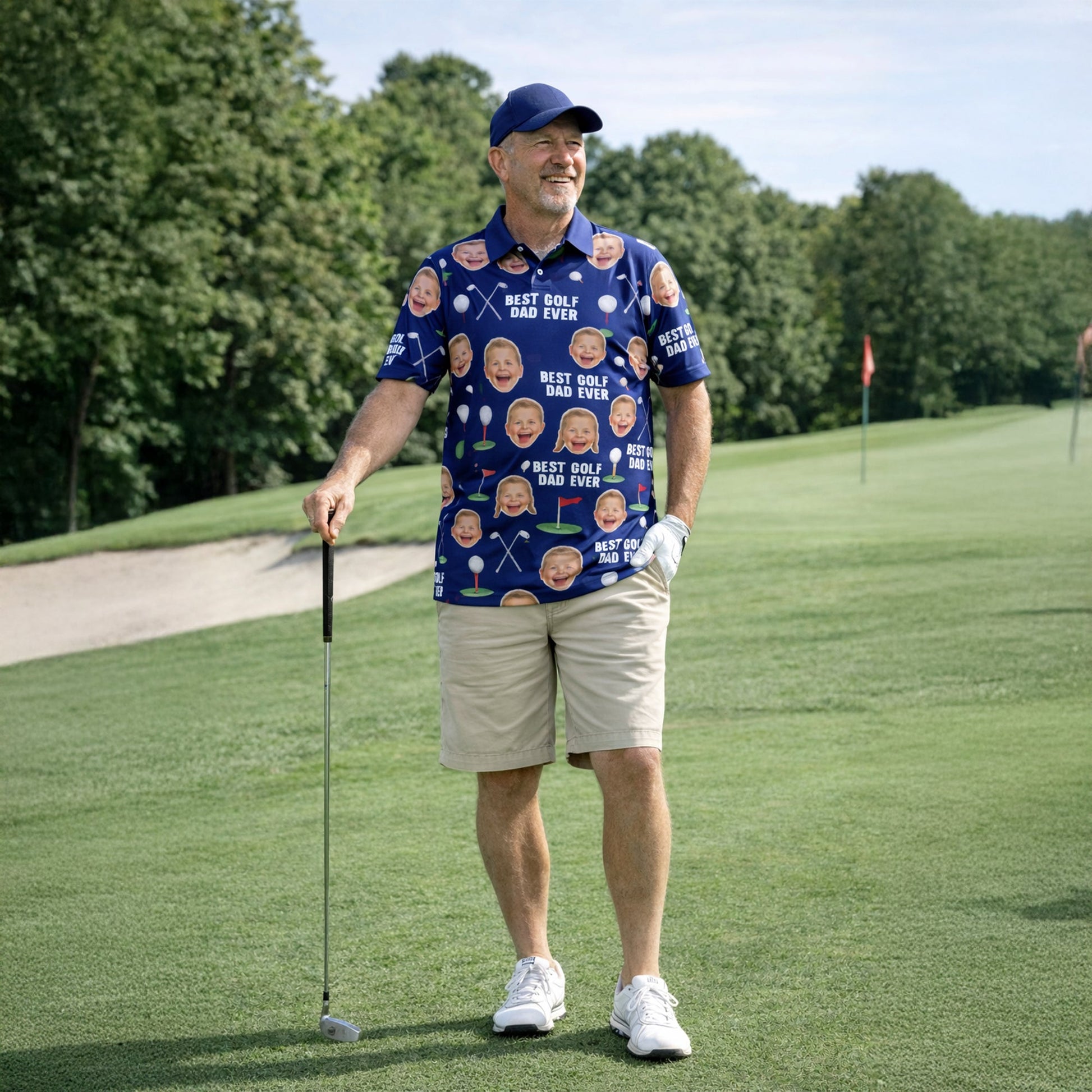 Best Golf Dad Custom Face Navy Blue Polo Shirt Men GIA26041606_6.jpg