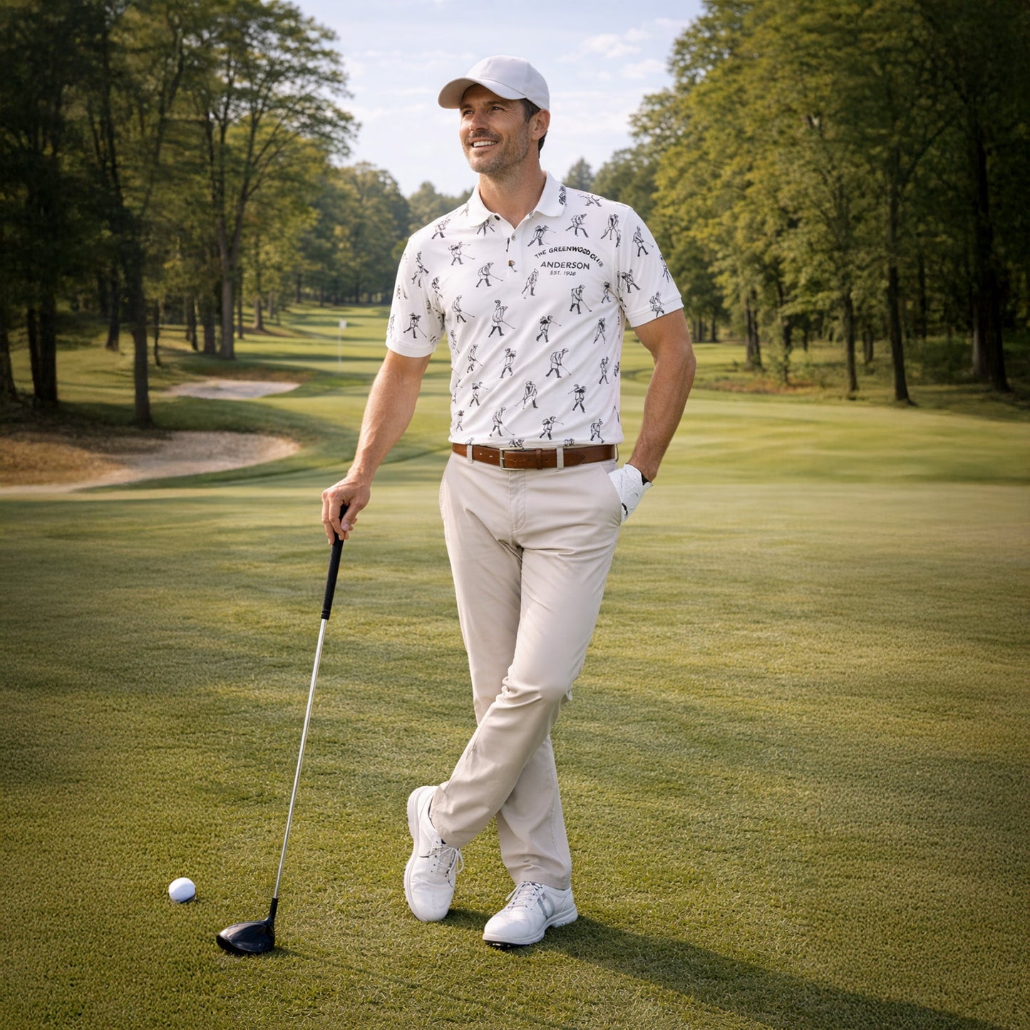 Custom Name Golf Club Vintage Print White Polo Shirt GIA26042001_6.jpg