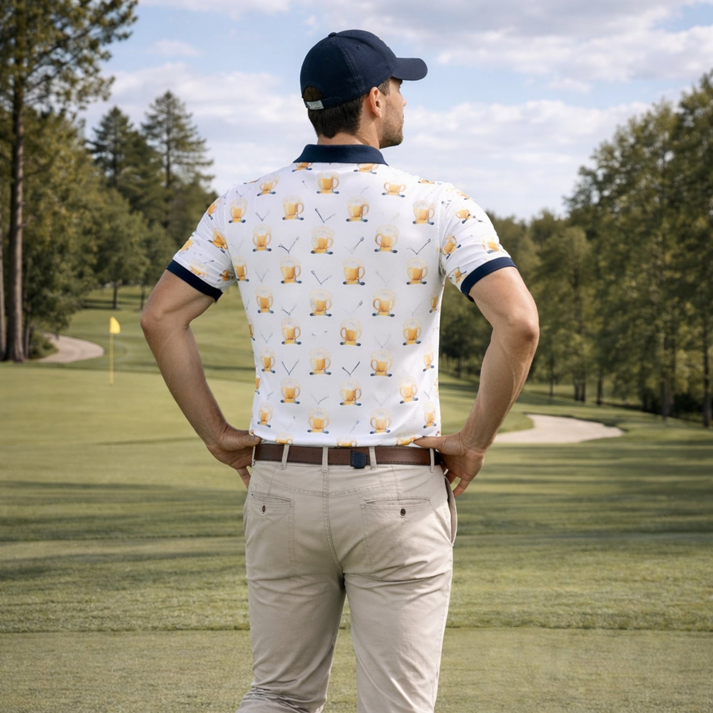 Personalized Beer & Golf Clubs Country Club Polo White GIA26042004_7.jpg